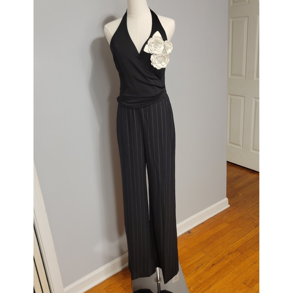 Ralph Lauren Purple Label Mylah Sleeveless Halter Jumpsuit Womens 6 $2490